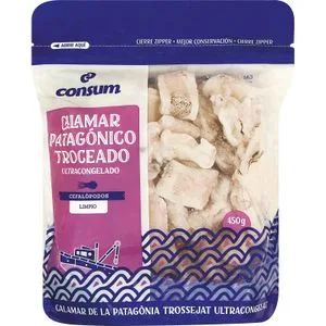 Calamar Patagónico Troceado 450 Gr