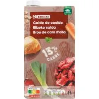 Caldo 13% de Cocido Eroski, Brik 1 Litro