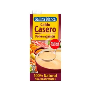 Gallina Blanca Caldo Básico de Pollo y Jamón 1l 1000 ML
