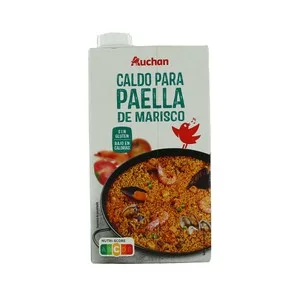 Producto Alcampo Caldo de Paella para Marisco Brick 1 L. 1000 ML