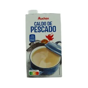 Producto Alcampo Caldo de Pescado sin Gluten y bajo en Calorias Brick 1 L. 1000 ML