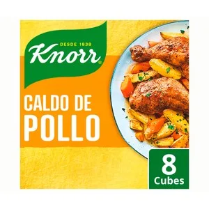 Knorr Caldo de Pollo 8 Pastillas Knorr 10 X 8 G. 80 G