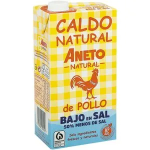 Caldo de Pollo bajo en Sal 1 L