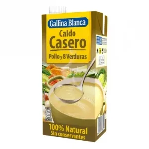 Caldo de Pollo con Verduras Gallina Blanca Brick 1 L.