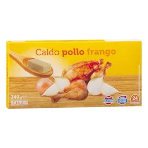 Caldo de Pollo Hacendado en Pastillas 0.24 KG