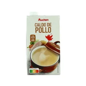 Producto Alcampo Caldo de Pollo sin Gluten ni Grasa Brick de 1 L. 1000 ML