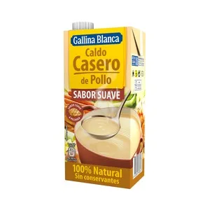 Gallina Blanca Caldo de Pollo Suave Brik de 1 L 1000 ML