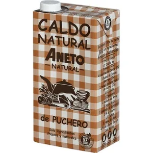 Caldo de Puchero 100% Natural sin Gluten y sin Lactosa Aneto