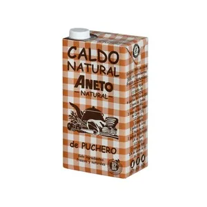 Aneto Caldo Puchero con las Mejores Carnes y las Verduras Más Frescas Brik de 1 L. 1000 ML