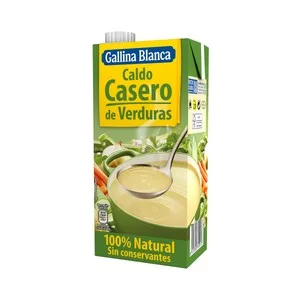 Gallina Blanca Caldo de Verduras Brik de 1 L. 1000 ML