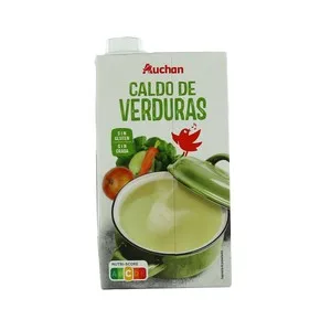 Producto Alcampo Caldo de Verduras sin Gluten ni Grasa Brick de 1 L. 1000 ML