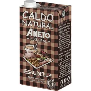 Caldo Escudella 100% Natural sin Gluten y sin Lactosa  Aneto 1 L