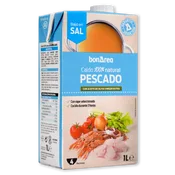 Caldo Natural de Pescado bajo en Sal
