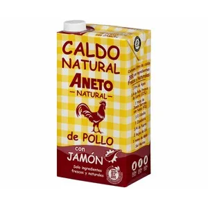 Aneto Caldo Natural de Pollo con Jamón Aneto 1l. 1000 ML
