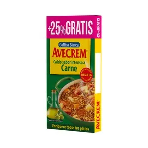 Avecrem Caldo Sabor a Carne para Cocinar 10 Uds.100 G.