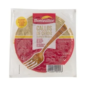 Montealbor Callos de Cerdo Estilo Tradicional, sin Azucares, ni Colorantes ni Alérgenos, ni Gluten ni Lactosa Montealbor 400 G.