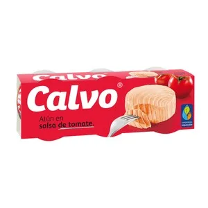 Calvo Atún en Salsa de Tomate 3 Uds X 52 G. 156 G
