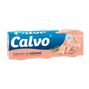 Calvo Salmón al Natural 3 Uds. X 50 G. 150 G