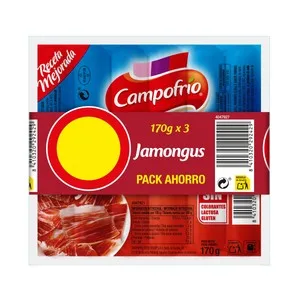 Campofrio Salchichas Jamongus 170g X 3. 510 G