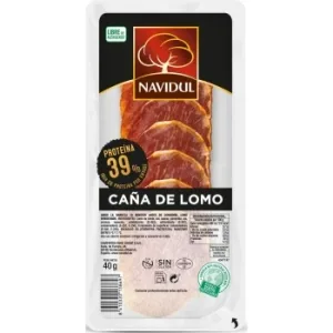 Caña de Lomo en Lonchas Navidul sin Gluten y sin Lactosa 40 G