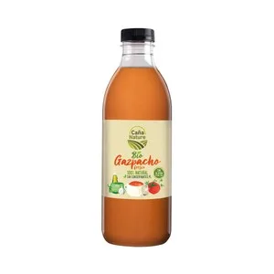 Caña Nature Gazpacho Fresco Ecológico Tradicional Andaluz, 100% Natural, sin Gluten ni Conservantes Caña Nature 1 L. 1000 ML