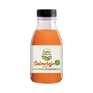Caña Nature Salmorejo Fresco Tradicional Andaluz, 100% Natural, sin Gluten ni Conservantes Caña Nature 33 Cl. 330 ML