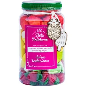 Candly Bottle Bote Solidario de Caramelos de Goma Fundashop