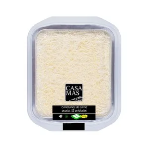 Casa MAS Bandeja de Canelones Caseros Rellenos de Carne Casa MAS 1200 G.