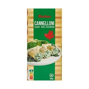 Producto Alcampo Canelones sin Precocinar 250 G.