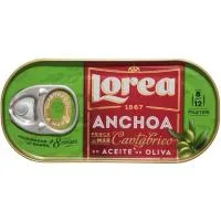 Anchoa del Cantábrico en Aceita de Oliva Lorea, Lata 30 G