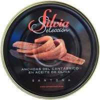 Anchoa del Cantábrico en Aceite de Oliva Silvia, Lata 120 G