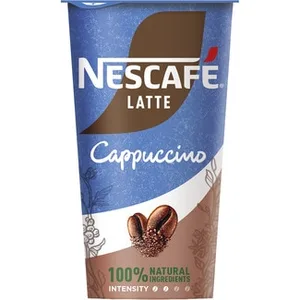 Cappuccino Bebida Láctea de Café y Cacao sin Gluten  Nescafe Latte 205 ML