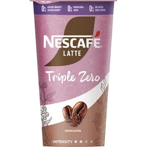 Cappuccino Triple 0 Bebida Láctea Desnatada 0% M.g. 0% Azúcares Añadido de Café y Cacao sin Gluten sin Lactosa Nescafe Latte