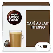 Cápsulas de Café con Leche Intenso Dolce Gusto 16 Unidades