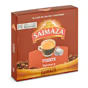 Cápsulas de Café Fuerte Saimaza 20 Unidades