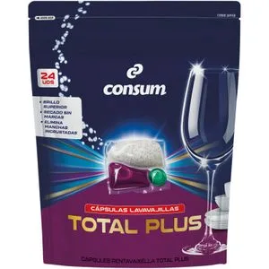 Cápsulas Lavavajillas Total Plus 24 Do