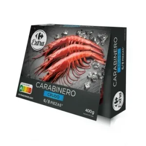 Carabinero Crudo Congelado Carrefour Extra 400 G