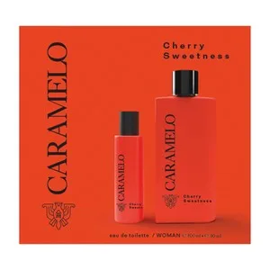 Caramelo Cherry Sweetness Estuche de Eau de Toilette para Mujer (colonia) 100 + 30 Ml.