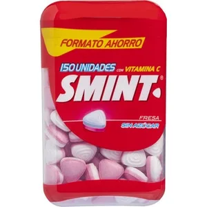 Caramelo Duros sin Gluten y sin Azúcar Sabor Fresa Formato Ahorro Smint