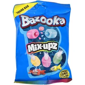 Caramelo Masticable con Gel Ó Polvo en Su Interior Mix-upz Bazooka