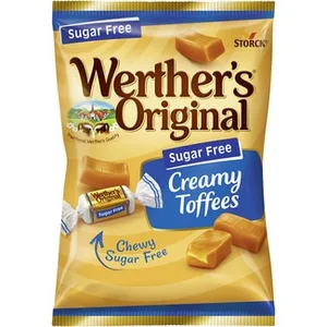 Caramelos Blandos de Toffee Cremoso sin Azúcar Werther's Original