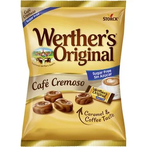 Caramelos Clásicos de Crema Café sin Azúcar  Werther's Original 90 G