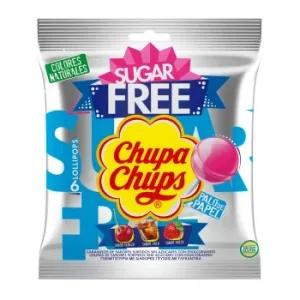 Caramelos con Palo Chupa Chups sin Gluten y sin Azúcar 6 Ud.