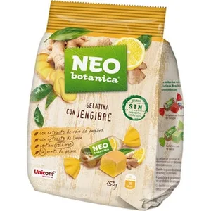 Caramelos de Gelatina con Extracto de Raíz Jengibre y Limón con Colágeno y sin Gluten NEO Botanica