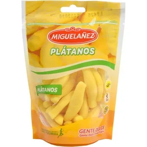 Caramelos de Goma Sabor Plátano sin Gluten  Miguelañez 165 G