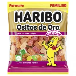 Caramelos de Goma Surtidos Recubiertos de Azúcar Ositos de Oro Haribo  200 G.