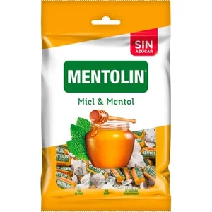 Caramelos Duros de Miel y Mentol sin Azúcar  Mentolin 100 G