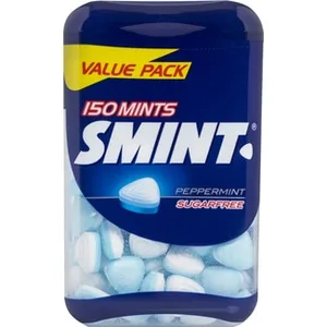 Caramelos Duros sin Gluten y sin Azúcar Sabor Menta Formato Ahorro  Smint 105 G