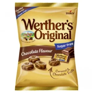 Caramelos Sabor Chocolate Wherther's Original sin Azúcar 60 G.