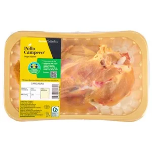 Alcampo Cultivamos LO Bueno Carcasa de Pollo Campero, Bandeja. 750 G